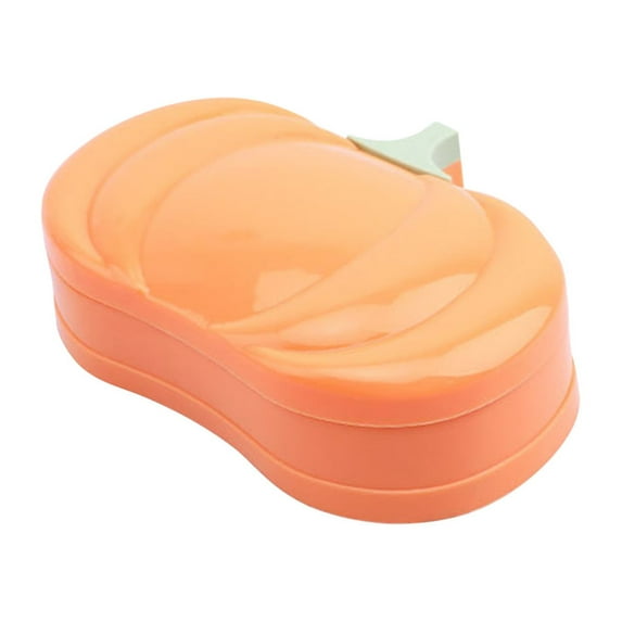 VerPetridure Pumpkin Shaped Drainable Soap Dishes Bathroom Soap Rack Toilet Drain Soap Dishes Household Drainable Soap Dishes Bathroom Soap Racks Toilet Soap Dishes Storage Box