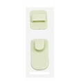 thumbnail image 1 of VerPetridure Remote Control Storage Wall Hanging Sticky Hook Green Plastic Hooks 2 pair (4Pcs) Sticky Set TV Air Conditioner Remote Control Hanger, 1 of 1