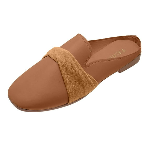 VerPetridure Sandals for Women Casual Summer Women's Summer Flat Shoes Ladies Sandals Round Toe Causal Slippers