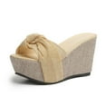 thumbnail image 1 of VerPetridure Sandals for Women Dressy Summer Women's Summer Wedge Platform Shoes Cover Feet Platform High-heeled Slippers, 1 of 9