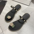 thumbnail image 1 of VerPetridure Sandals for Women Flat,Sweet Cute Pineapple Sandals Clip Toe Flip Flops Boho Casual Flat Slippers Beach Shoes, 1 of 3