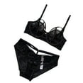 thumbnail image 1 of VerPetridure Sexy Lingerie for Women Plus Size Women's French Sexy Gathering Large Size Bra Set Ultra-thin Big Breasts Shows Small Collection, 1 of 7