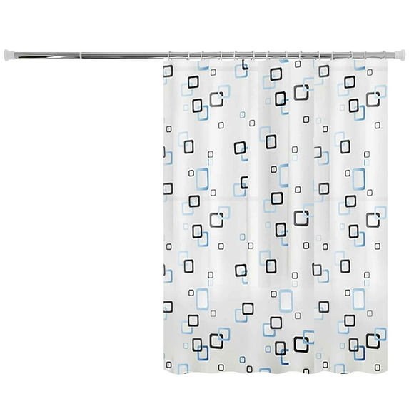 VerPetridure Shower Curtain Bathroom Curtain Partition Curtain Waterproof Shower Curtain Shower Curtain Waterproof Mildew-Proof Dry and Wet Separation E Shower Curtain Bathroom Curtain Partition Curt