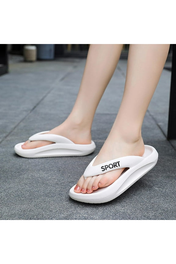 Slippers for Women and Men, Massage Shower Bathroom Non-Slip Quick Drying Open Toe Super Soft Comfy Thick Sole Home House Cushion Slide Sandals