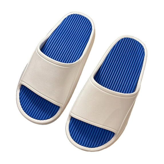 VerPetridure Slippers for Women and Men Shower Bathroom Sandals Open Toe Soft Cushioned Extra Thick Non-Slip Massage Pool Gym House Slipper for Indoor & Outdoor