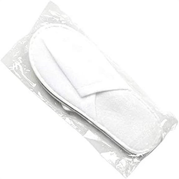 VerPetridure Slippers for Women Slippers 10 Pairs Spa Hotel Guest Slippers Open Toe Towelling Disposable Terry Style