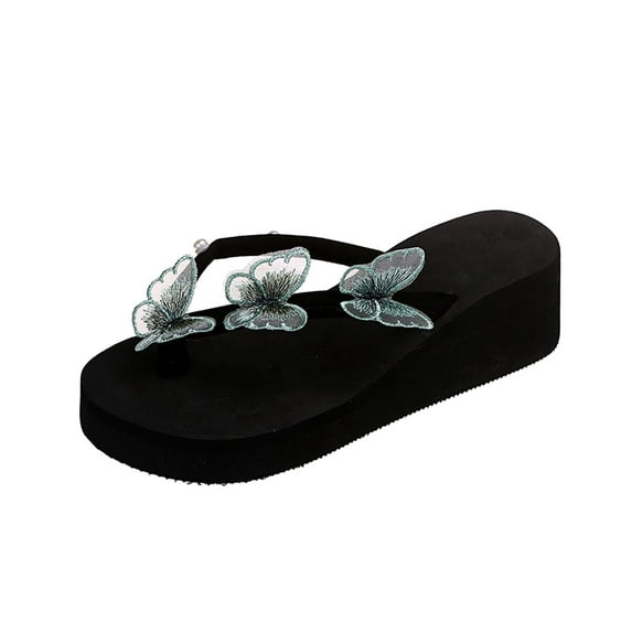 VerPetridure Slippers for Women Slippers Summer Women Thick Bottom Slope Heel Shoes Beach Sandals Roman Casual Slippers Flip Flops