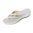 thumbnail image 1 of VerPetridure Slippers for Women Slippers Women's Ladies Fashion Casual Crystal Wedges Platforms Sandals Shoes Slippers, 1 of 8