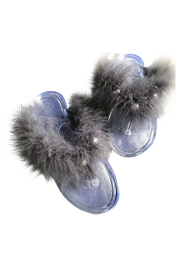 Slippers for Women Slippers Women's Summer Flip Flops Flashing Diamond Jelly Flip-Flops Shoes Flat Slippers