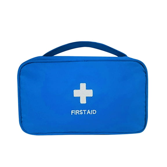 VerPetridure Small First Aid Kit Bag, Emergency Rescue and Prevention Kit Disinfection Student Portable Kit for Home, Office, Car, Travel, Outdoor, Camping, Hiking, Boating