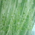 thumbnail image 1 of VerPetridure Small Flower Curtain 100 X 200Cm Green Flower Sheer Curtain Tulle Window Treatment Voile Drape Valance 1 Panel Fabric, 1 of 4
