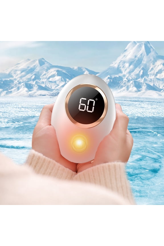 VerPetridure Smart Hand Warmers Rechargeable Intelligent Digital Display Control Hand Warmer with 3 Temperature Adjustable,Portable Pocket Hand Warmer for Outdoor Hunting,Camping