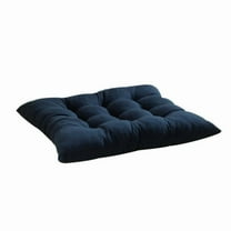 VerPetridure Solid Color Brushed Seat Cushion Navy Blue Indoor Outdoor Garden Patio Home Kitchen Office Chair Seat Cushion Pads Navy