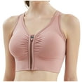 thumbnail image 1 of VerPetridure Sports Bras for Women High Support Large Bust Front Zipper Sports Bras Bra Women Shockproof Running Fitness Yoga Vest Outer Wear, 1 of 9