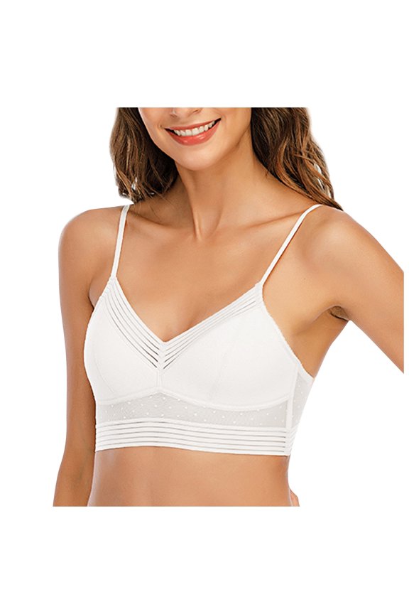 Sports Bras for Women On Sale Lace U-Back Comfort Bra Underwear Feminine Halter Thin Cup Back Summer Invisible