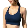 thumbnail image 1 of VerPetridure Sports Bras for Women Plus Size Women Yoga Solid Sleeveless Cold Shoulder Casual Tanks Blouse Tops Intimates, 1 of 6