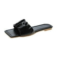 thumbnail image 1 of VerPetridure Summer Sandals for Women 2023 Womens Flat Shoes Open Toe New Summer Products Solid Color Sandals, 1 of 4