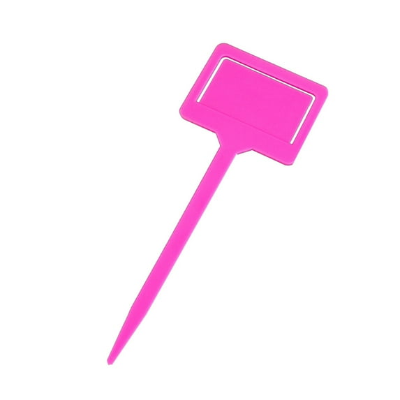 VerPetridure T-Plant Label PinkT-Type Plant Labels Plastic Plant Tags Nursery Garden Labels