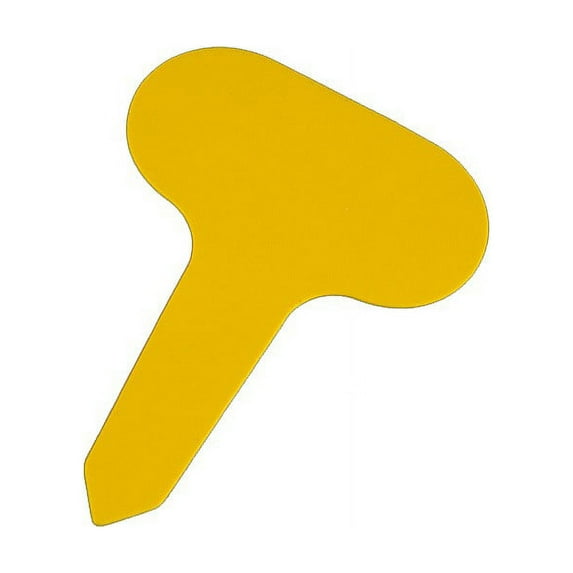 VerPetridure T-Plant Label YellowT-Type Plant Labels Plastic Plant Tags Nursery Garden Labels