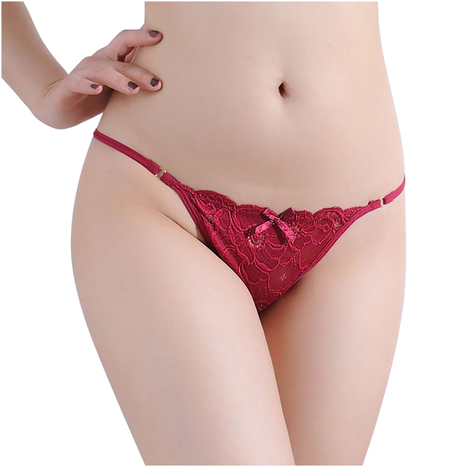 VerPetridure Thongs for Women Pack Cotton Underwear Sexy Panties for Women  Cotton Underwear Fashion Sexy Lace Bra Thong Two-piece Set Underwear Set 