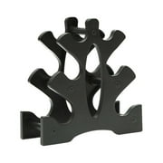 VerPetridure Three-Layer Dumbbell Rack Leaves with Holes without Dumbbells Dumbbell Rack Stand 3 Tier Dumbbells Hand Weights Sets Holds 30 Pounds