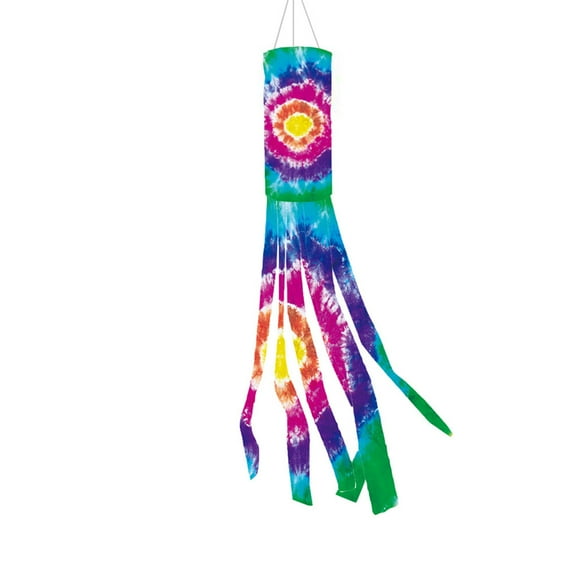 VerPetridure Tie-dye hair flag (ZR021-DM-FT1001)Hair Dryer Flag Windsock Outdoor Garden Decoration Flag Flag