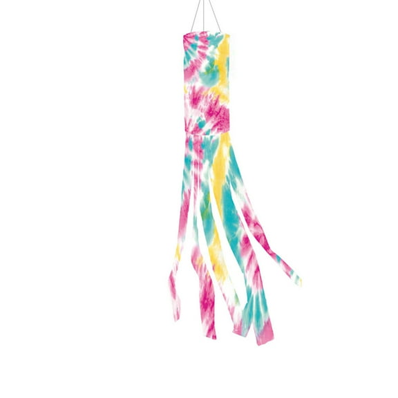 VerPetridure Tie-dye hair flag (ZR021-DM-FT1005)Hair Dryer Flag Windsock Outdoor Garden Decoration Flag Flag