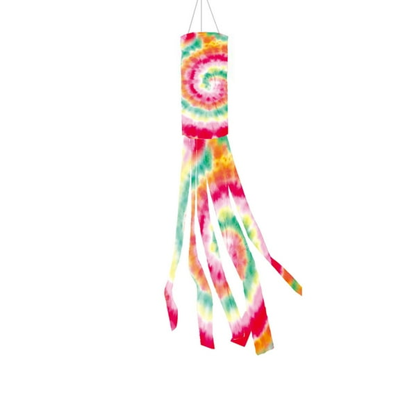 VerPetridure Tie-dye hair flag (ZR021-DM-FT1007)Hair Dryer Flag Windsock Outdoor Garden Decoration Flag Flag