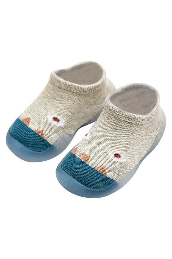 Toddler Baby Sock Shoes 12-24 Months First Walker Baby Boys Girls Shoes Infant Toddler Footwear Newborn Prewalker Non-Slip Baby Shoe-Socks