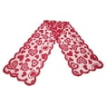 thumbnail image 1 of VerPetridure Valentines Day Table Runner - Red, Lace Table Runner for Wedding Party, 1 of 9