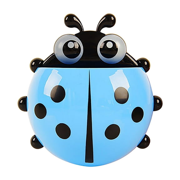 VerPetridure Wall-mounted Suction Cup Toothbrush Toothpaste Holder Pencil Container Box Stora