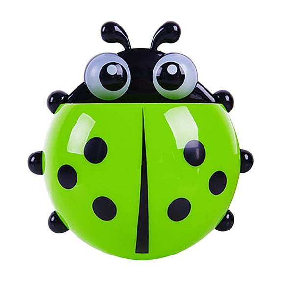 VerPetridure Wall-mounted Suction Cup Toothbrush Toothpaste Holder Pencil Container Box Stora