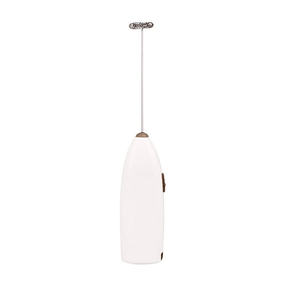 VerPetridure White Mixer *Size 29* Mini Household Electric Milk Frother Stainless Steel Whisk Fancy Coffee Frother