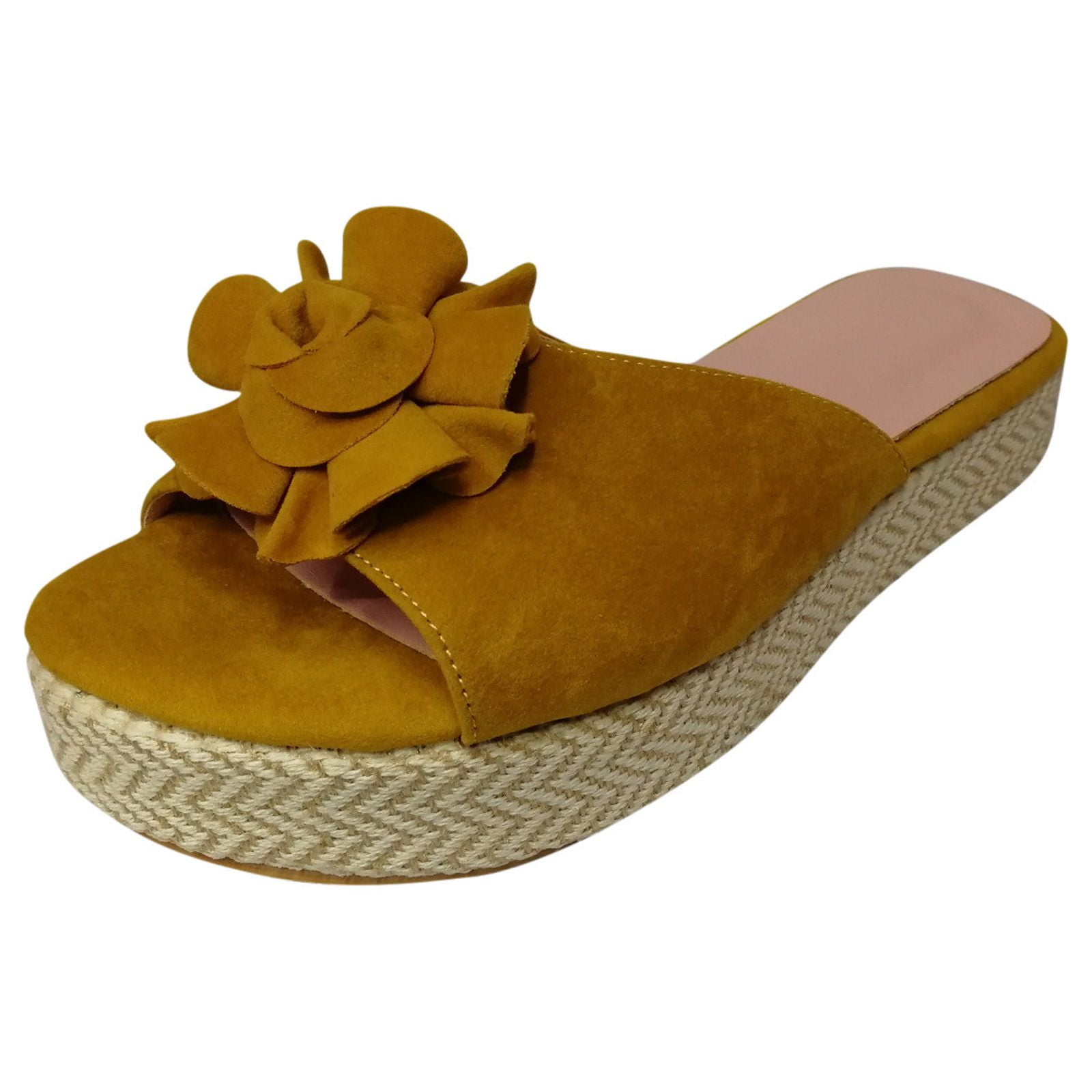 Velvet sandals flat sale