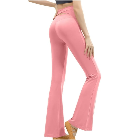 VerPetridure Wide Leg Yoga Pants for Women Loose Comfy Flare Sweatpants High Waist Stretch Pants