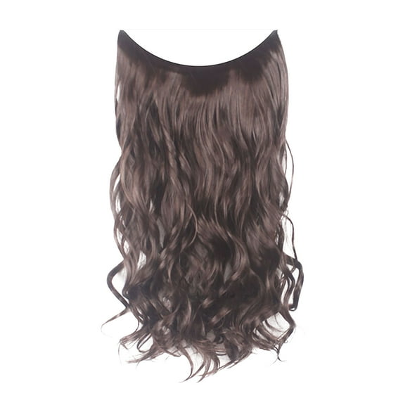 VerPetridure Wigs for Women Curly Hair Long Wig Fishing Line High Temperature Wire Hair Extension Piece