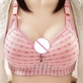 thumbnail image 1 of VerPetridure Wireless Bras for Women Woman's Fashion Plus Size Wire Free Printing Comfortable Push Up Hollow Out Bra Underwear, 1 of 7