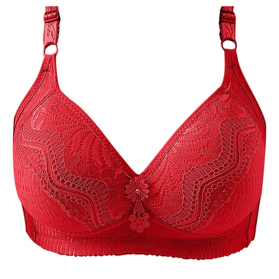 VerPetridure Wireless Bras for Women Women's Solid Bra Wire Free Underwear One-Piece Bra Everyday Underwear