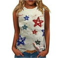thumbnail image 1 of VerPetridure Women 4th of July Patriotic Tank Tops USA Flag American Independence Day Shirts Memorial Day Tops, 1 of 5