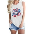 thumbnail image 1 of VerPetridure Women 4th of July Patriotic Tank Tops USA Flag American Independence Day Shirts Memorial Day Tops, 1 of 4