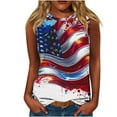 thumbnail image 1 of VerPetridure Women 4th of July Patriotic Tank Tops USA Flag American Independence Day Shirts Memorial Day Tops, 1 of 5