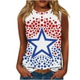 thumbnail image 1 of VerPetridure Women 4th of July Patriotic Tank Tops USA Flag American Independence Day Shirts Memorial Day Tops, 1 of 5