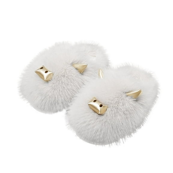 VerPetridure Women's House Slippers Fuzzy Memory Foam Slippers Fluffy Slippers Outdoor Indoor Warm Cozy Plush Bedroom Shoes Soft Flat Comfy Anti-Slip