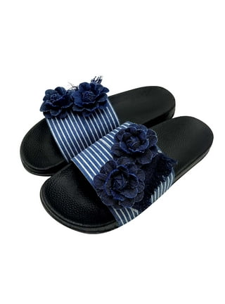 JDEFEG Women Flip Flops Size 9 Bohemian Cloth Summer and Sandals Belt  Fashion Flip Spring Women's Flops Women's Slipper Junior Girls Flip Flops  Black