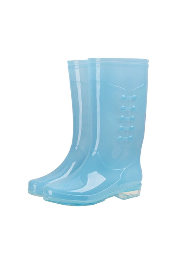 Women's Shoes Waterproof & Unlined Rain Boots Mid-Calf, BU36