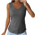 thumbnail image 1 of VerPetridure Women's Tank Top with Built in Bras Adjustable Wide Strap Padded Camisole Summer Cami Shirts, 1 of 9