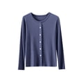 thumbnail image 1 of VerPetridure Women's V Neck Button Down Cardigans Long Sleeve Soft Basic Knit Cardigan Sweater Knitwear, 1 of 5