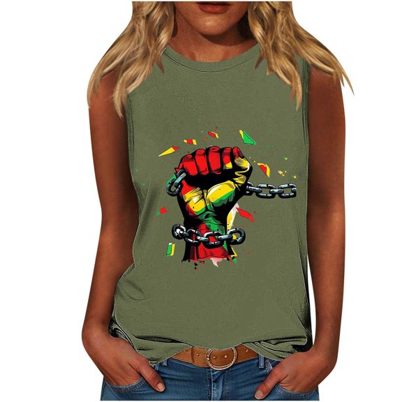 VerPetridure Womens American Flag Tank Tops Patriotic Shirts for Women 4th of July Tanks Top Loose Fit Summer Ring Tees Top