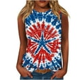 thumbnail image 1 of VerPetridure Womens American Flag Tank Tops Patriotic Shirts for Women 4th of July Tanks Top Loose Fit Summer Ring Tees Top, 1 of 5
