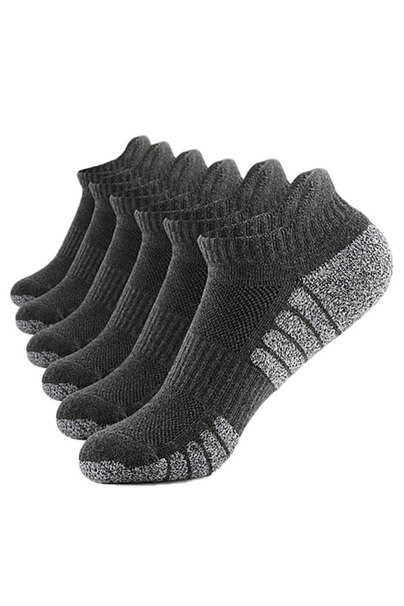 Womens Socks Size 7-9 On Sale 6 Pairs Men Women Low Canister Movement Take A WalkTowel Cotton Breathable Socks